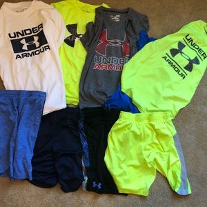 Youth Under Amour Shorts and shirts Lot